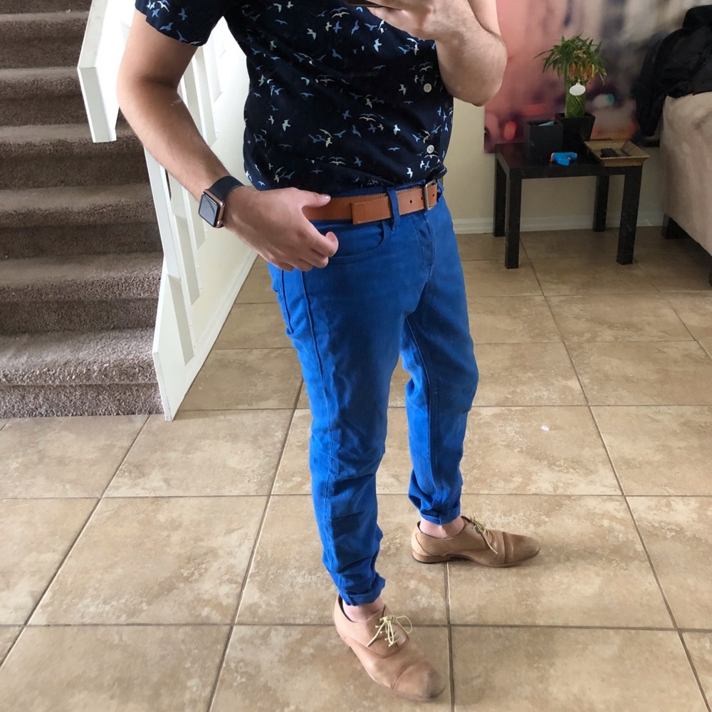 (30x30) Hollister Royal blue skinny jean